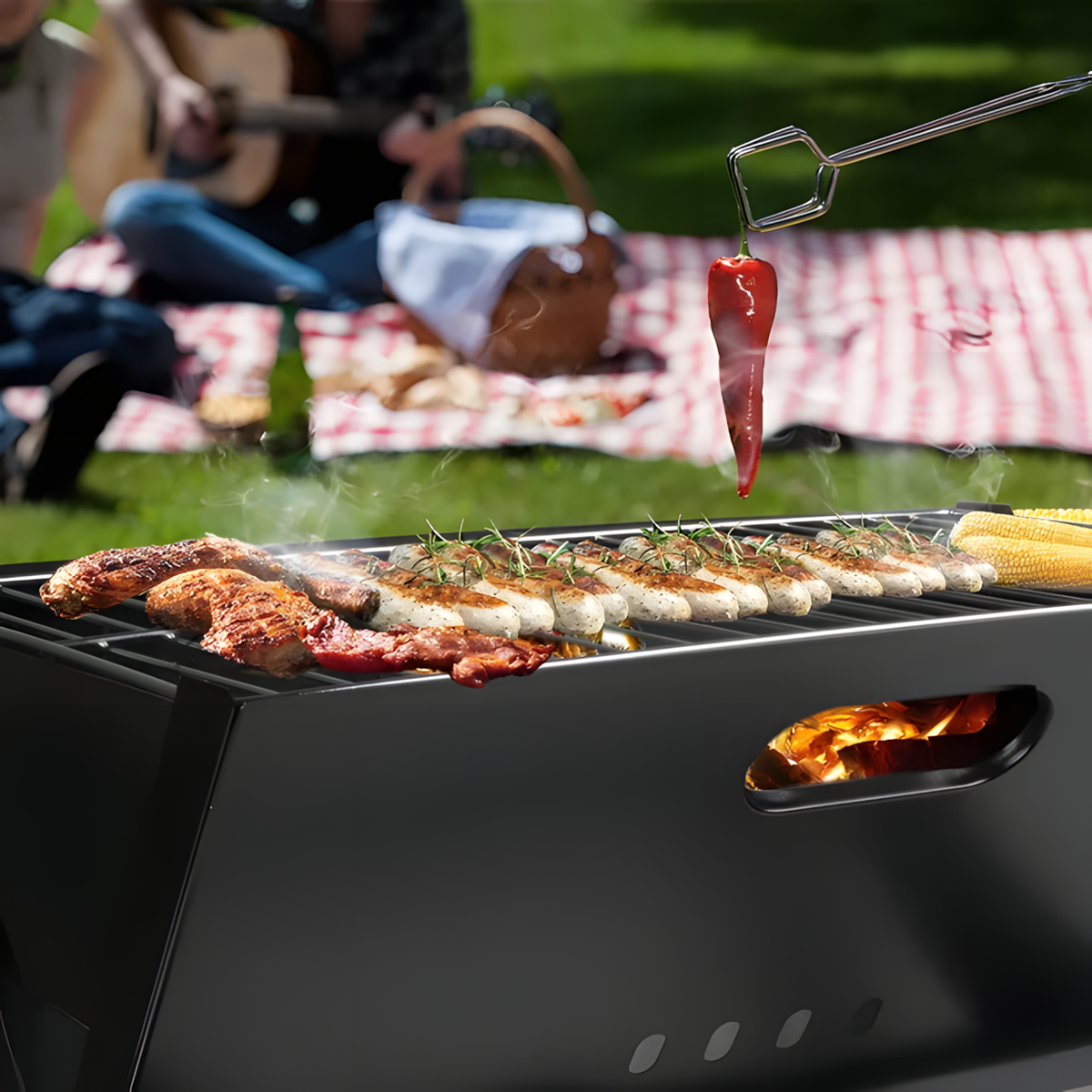 17-Inch Portable Foldable Charcoal Grill