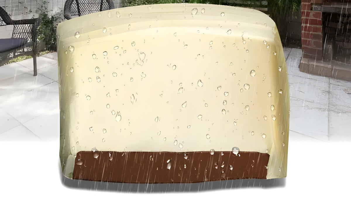 Beige BBQ Grill Cover Inch Outdoor Cover