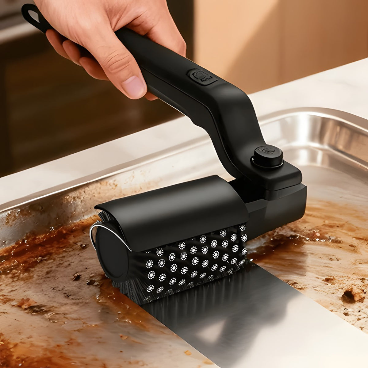 Cordless Electric Grill Cleaning Brush with 3 Speeds
