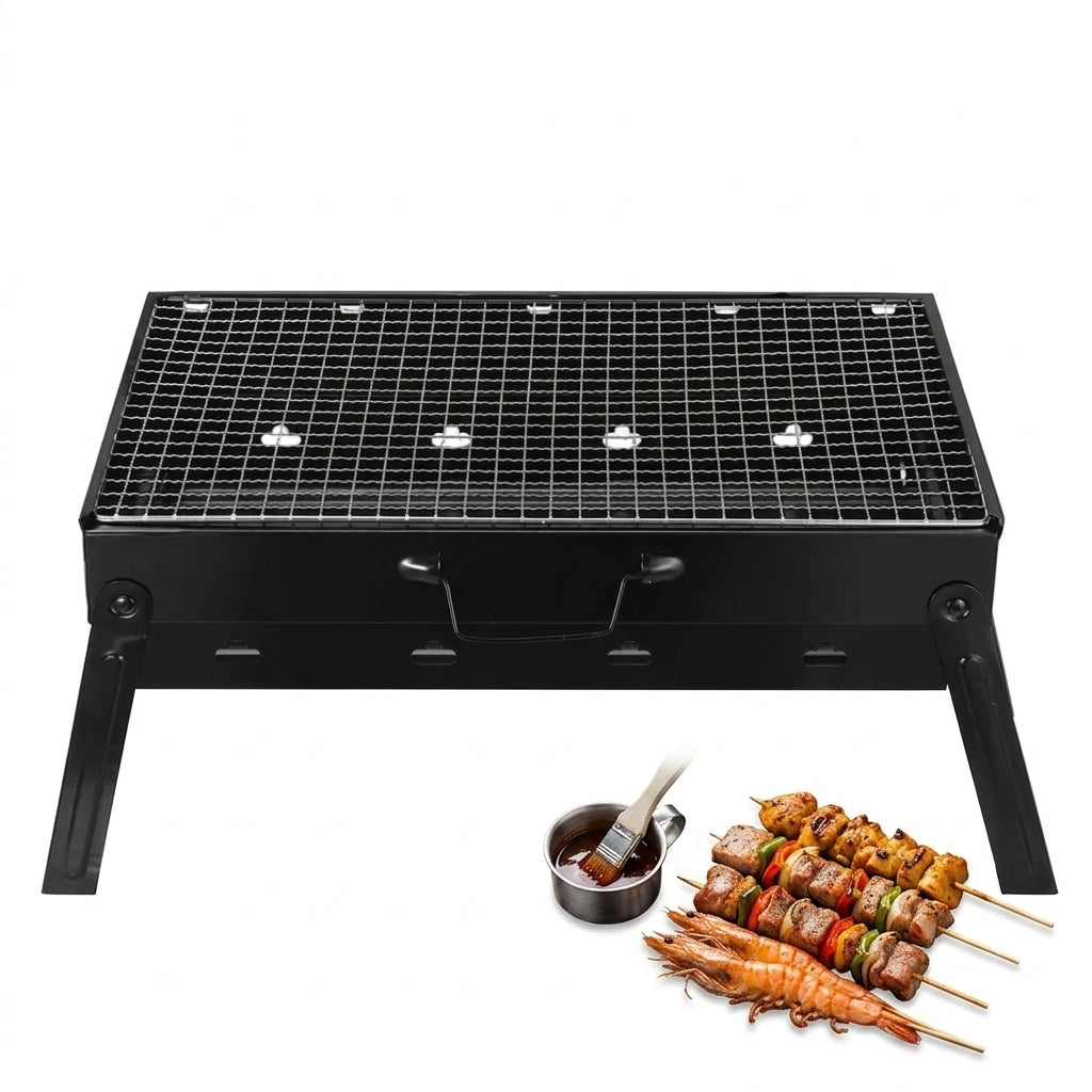 Foldable Portable Charcoal BBQ Grill